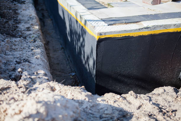 Professional Crawl Space Encapsulation technician working in Leonidas, MI